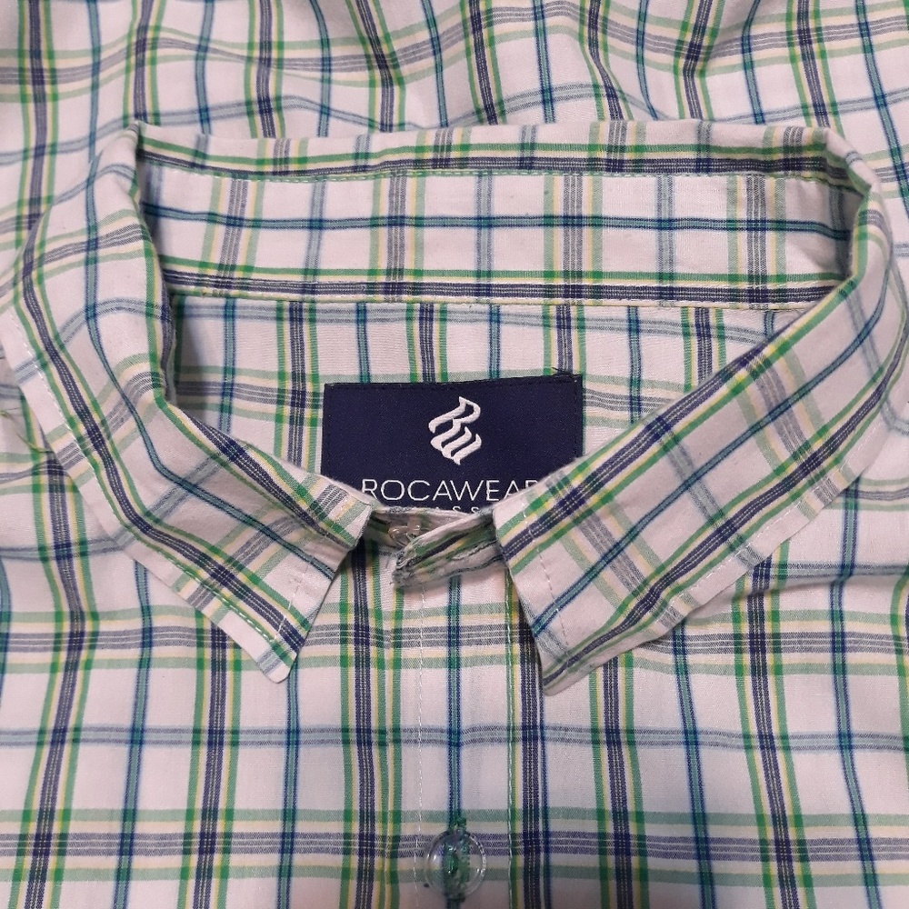 Roco wear mens plaid checkered  shirt - Picture 8 of 8